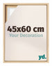 Lyon MDF Marco Flotante 45x60cm Haya Delantera Tamano | Yourdecoration.es