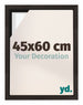 Lyon MDF Marco Flotante 45x60cm Roble Oscuro Delantera Tamano | Yourdecoration.es