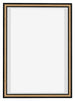 Lyon MDF Marco Flotante 5 7 Negro Mate Trasera | Yourdecoration.es