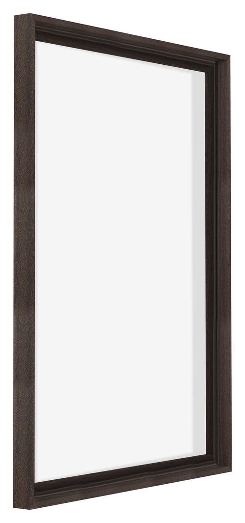 Lyon MDF Marco Flotante 5 7 Roble Oscuro Delantera Oblicuo | Yourdecoration.es