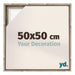 Lyon MDF Marco Flotante 50x50cm Roble Sonoma Delantera Tamano | Yourdecoration.es