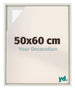 Lyon MDF Marco Flotante 50x60cm Blanco Lavado Delantera Tamano | Yourdecoration.es