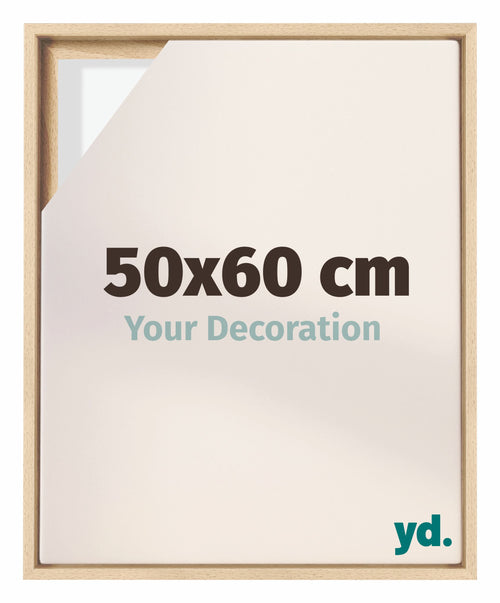 Lyon MDF Marco Flotante 50x60cm Haya Delantera Tamano | Yourdecoration.es