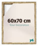 Lyon MDF Marco Flotante 60x70cm Dorado Antiguo Delantera Tamano | Yourdecoration.es