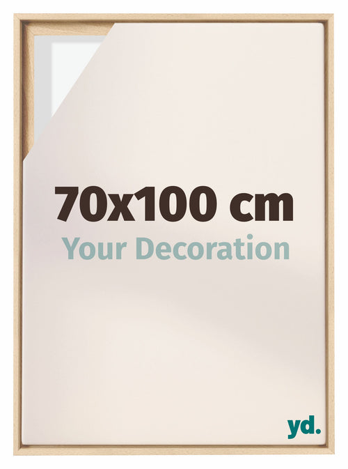 Lyon MDF Marco Flotante 70x100cm Haya Delantera Tamano | Yourdecoration.es