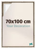 Lyon MDF Marco Flotante 70x100cm Roble Sonoma Delantera Tamano | Yourdecoration.es