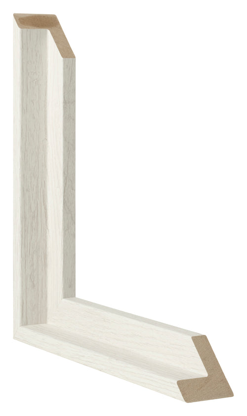Lyon MDF Marco Flotante Blanco Lavado Diametro | Yourdecoration.es