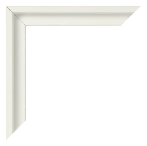 Lyon MDF Marco Flotante Blanco Mate Esquina | Yourdecoration.es