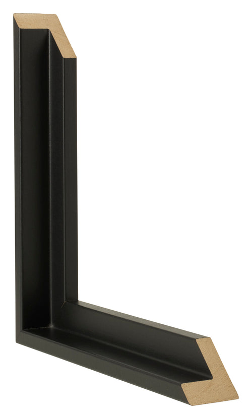 Lyon MDF Marco Flotante Negro Mate Diametro | Yourdecoration.es
