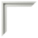 Lyon MDF Marco Flotante Plateado Mate Esquina | Yourdecoration.es