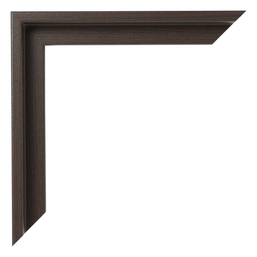 Lyon MDF Marco Flotante Roble Oscuro Esquina | Yourdecoration.es