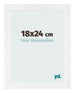 Marco de Fotos 18x24cm Blanco Vintage MDF Pisa Delantera Tamano | Yourdecoration.es