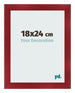 Marco de Fotos 18x24cm Vino Tinto Barrido MDF Pisa Delantera Tamano | Yourdecoration.es