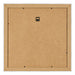 Marco de Fotos 20x20cm Aluminio Cepillado MDF Pisa Trasera | Yourdecoration.es