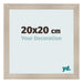 Marco de Fotos 20x20cm Roble Rustico MDF Pisa Delantera Tamano | Yourdecoration.es