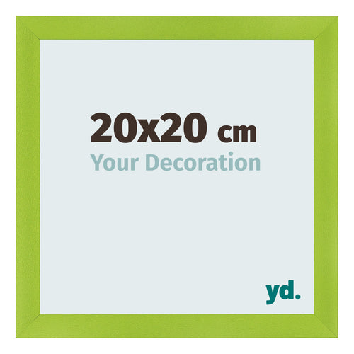 Marco de Fotos 20x20cm Verde MDF Pisa Delantera Tamano | Yourdecoration.es