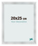 Marco de Fotos 20x25cm Aluminio Cepillado MDF Pisa Delantera Tamano | Yourdecoration.es