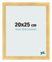 Marco de Fotos 20x25cm Dorado Vintage MDF Pisa Delantera Tamano | Yourdecoration.es