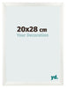 Marco de Fotos 20x28cm Blanco Vintage MDF Pisa Delantera Tamano | Yourdecoration.es