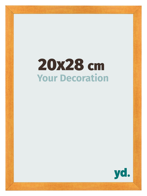 Marco de Fotos 20x28cm Naranja MDF Pisa Delantera Tamano | Yourdecoration.es