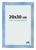 Marco de Fotos 20x30cm Claro Azul Barrido MDF Pisa Delantera Tamano | Yourdecoration.es