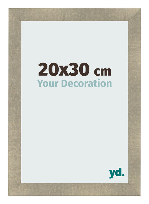 Marco de Fotos 20x30cm Dorado Vintage MDF Pisa Delantera Tamano | Yourdecoration.es