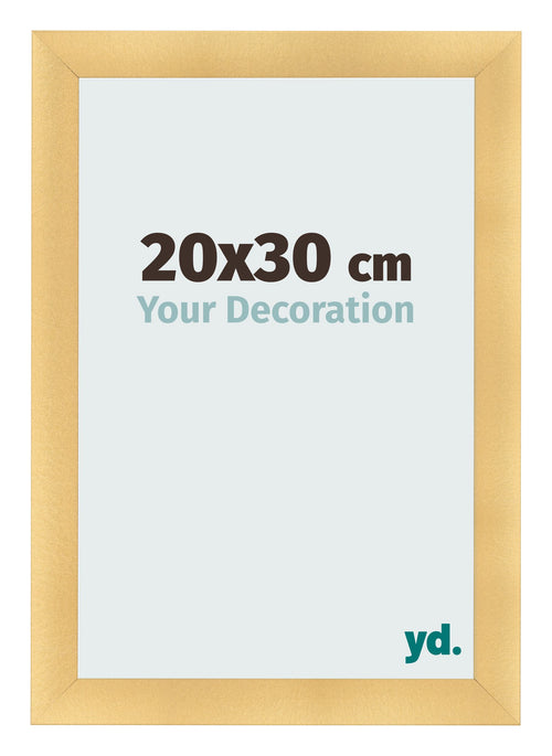 Marco de Fotos 20x30cm Dorado Vintage MDF Pisa Delantera Tamano | Yourdecoration.es