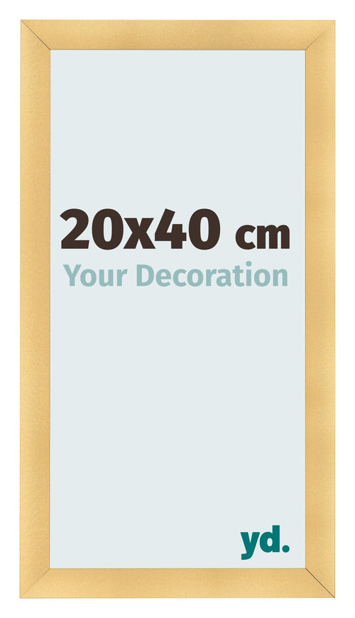 Marco de Fotos 20x40cm Dorado Vintage MDF Pisa Delantera Tamano | Yourdecoration.es