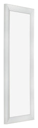 Marco de Fotos 20x60cm Plateado Negro Barrido MDF Pisa Delantera Oblicuo | Yourdecoration.es