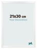 Marco de Fotos 21x30cm Blanco Vintage MDF Pisa Delantera Tamano | Yourdecoration.es
