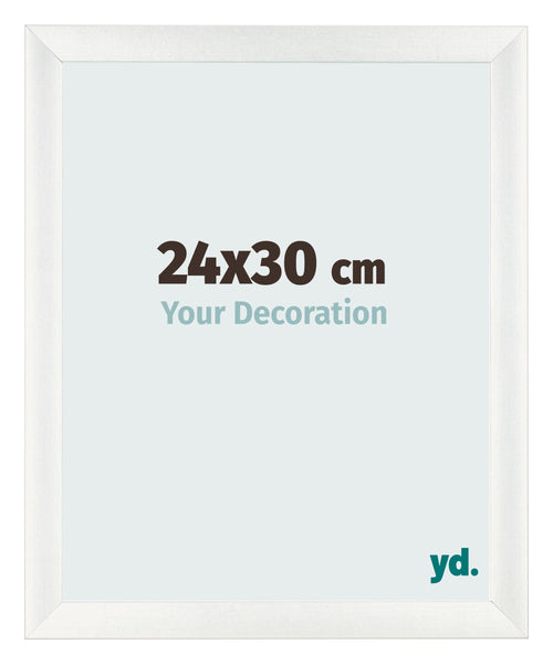 Marco de Fotos 24x30cm Blanco Vintage MDF Pisa Delantera Tamano | Yourdecoration.es