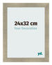 Marco de Fotos 24x32cm Dorado Vintage MDF Pisa Delantera Tamano | Yourdecoration.es