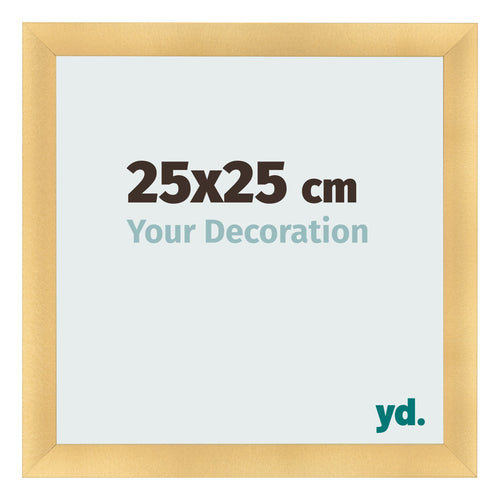 Marco de Fotos 25x25cm Dorado Vintage MDF Pisa Delantera Tamano | Yourdecoration.es