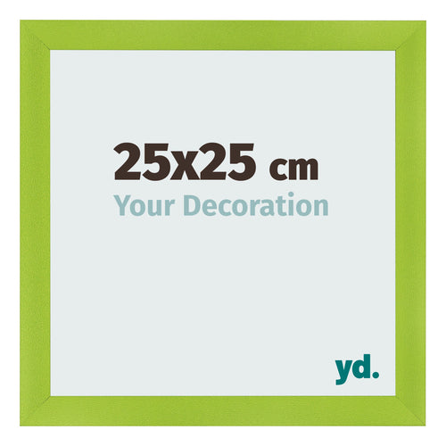 Marco de Fotos 25x25cm Verde MDF Pisa Delantera Tamano | Yourdecoration.es