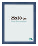 Marco de Fotos 25x30cm Azul Oscuro Barrido MDF Pisa Delantera Tamano | Yourdecoration.es