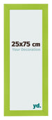 Marco de Fotos 25x75cm Verde MDF Pisa Delantera Tamano | Yourdecoration.es