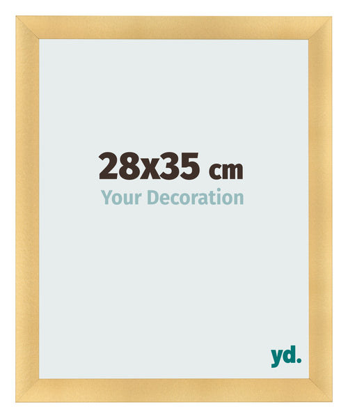 Marco de Fotos 28x35cm Dorado Vintage MDF Pisa Delantera Tamano | Yourdecoration.es