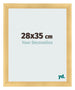 Marco de Fotos 28x35cm Dorado Vintage MDF Pisa Delantera Tamano | Yourdecoration.es