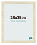 Marco de Fotos 28x35cm Roble Sonoma MDF Pisa Delantera Tamano | Yourdecoration.es
