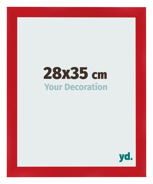 Marco de Fotos 28x35cm Rojo MDF Pisa Delantera Tamano | Yourdecoration.es