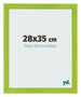 Marco de Fotos 28x35cm Verde MDF Pisa Delantera Tamano | Yourdecoration.es