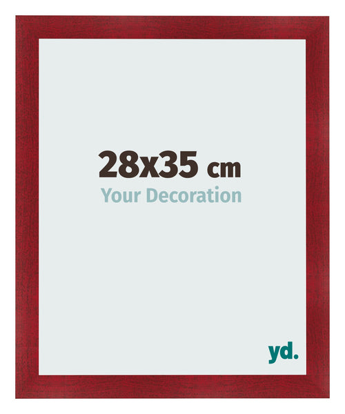 Marco de Fotos 28x35cm Vino Tinto Barrido MDF Pisa Delantera Tamano | Yourdecoration.es