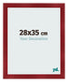 Marco de Fotos 28x35cm Vino Tinto Barrido MDF Pisa Delantera Tamano | Yourdecoration.es