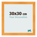 Marco de Fotos 30x30cm Naranja MDF Pisa Delantera Tamano | Yourdecoration.es