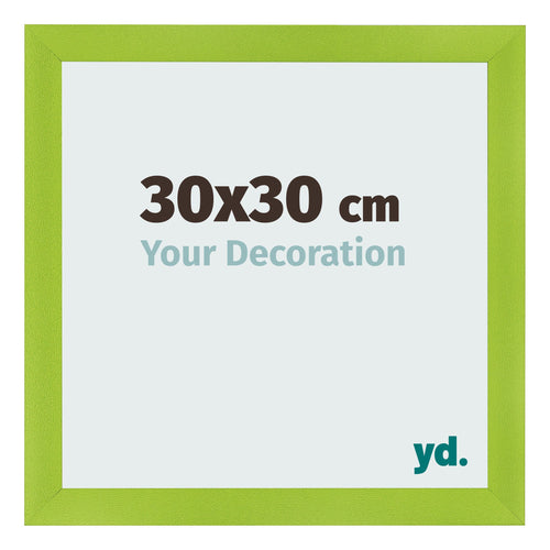 Marco de Fotos 30x30cm Verde MDF Pisa Delantera Tamano | Yourdecoration.es