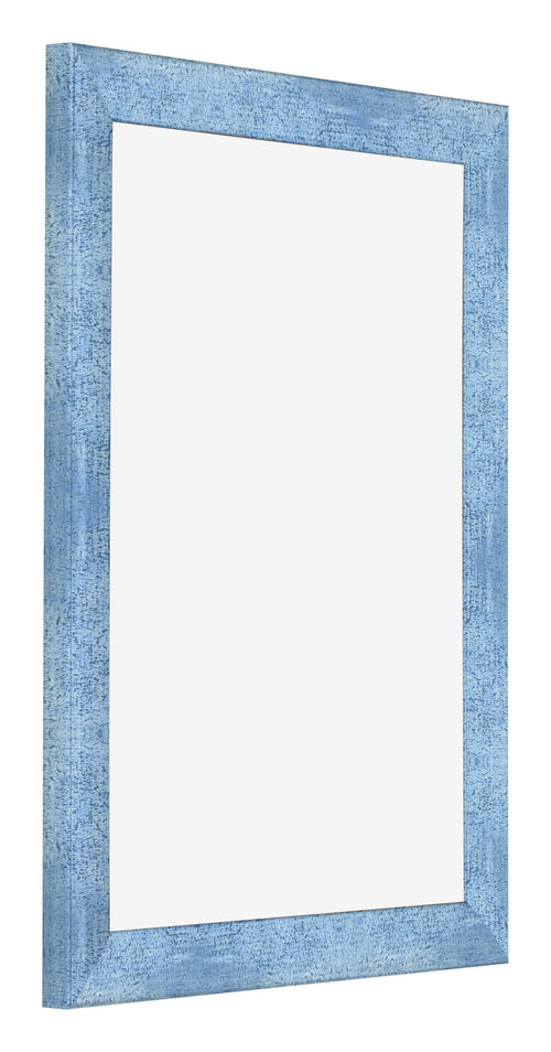 Marco de Fotos 30x40cm Claro Azul Barrido MDF Pisa Delantera Oblicuo | Yourdecoration.es