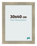 Marco de Fotos 30x40cm Dorado Vintage MDF Pisa Delantera Tamano | Yourdecoration.es