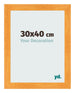 Marco de Fotos 30x40cm Naranja MDF Pisa Delantera Tamano | Yourdecoration.es