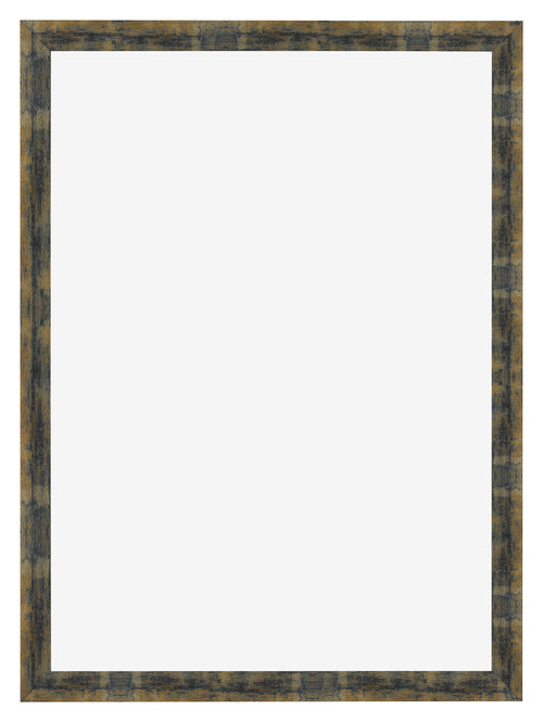 Marco de Fotos 30x42cm Azul Y Dorado Fusionado MDF Pisa Delantera | Yourdecoration.es