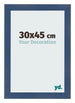 Marco de Fotos 30x45cm Azul Oscuro Barrido MDF Pisa Delantera Tamano | Yourdecoration.es